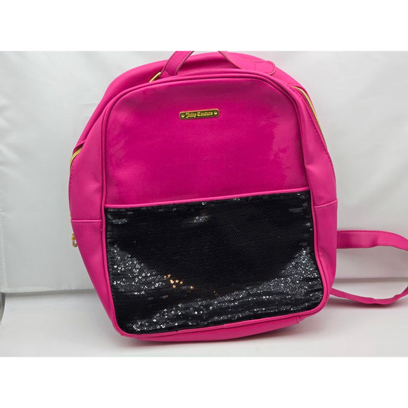 Women\'s Juicy Couture Pink & Black Sequin Backpack main image 4
